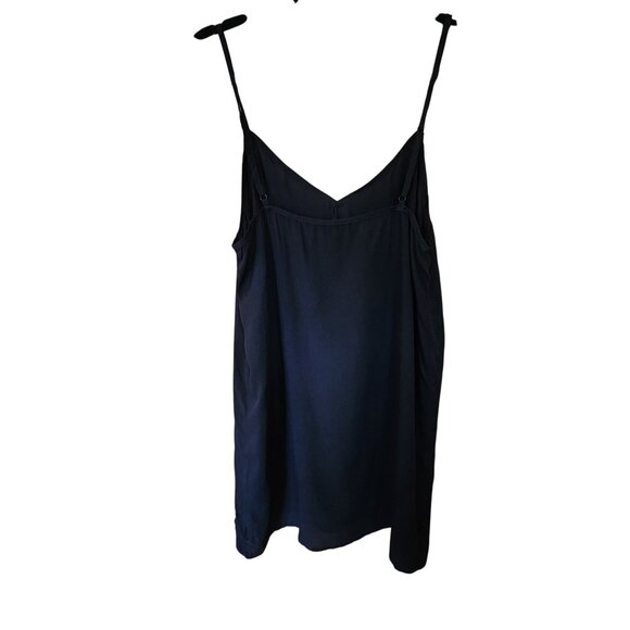 Womens Black Polyester & Rayon Slip Dress S - Picture 2 of 3